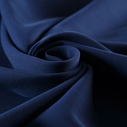 Вискоза костюмно-плательная Сафари 009-13869 темно-синий однотонный